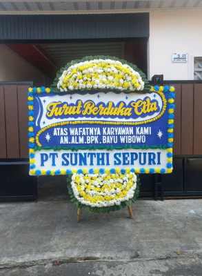 Papan Bunga Duka di Bojongkembar
